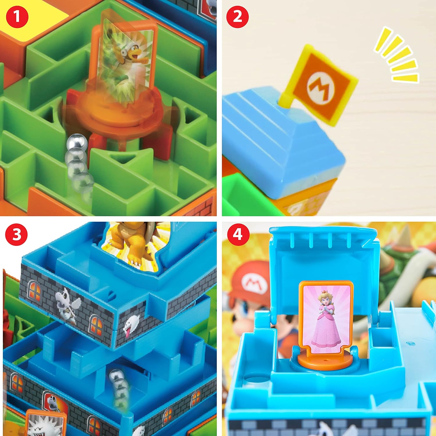 Detalle 2 de Super Mario Maze Game DX 5 Figuren ab 4