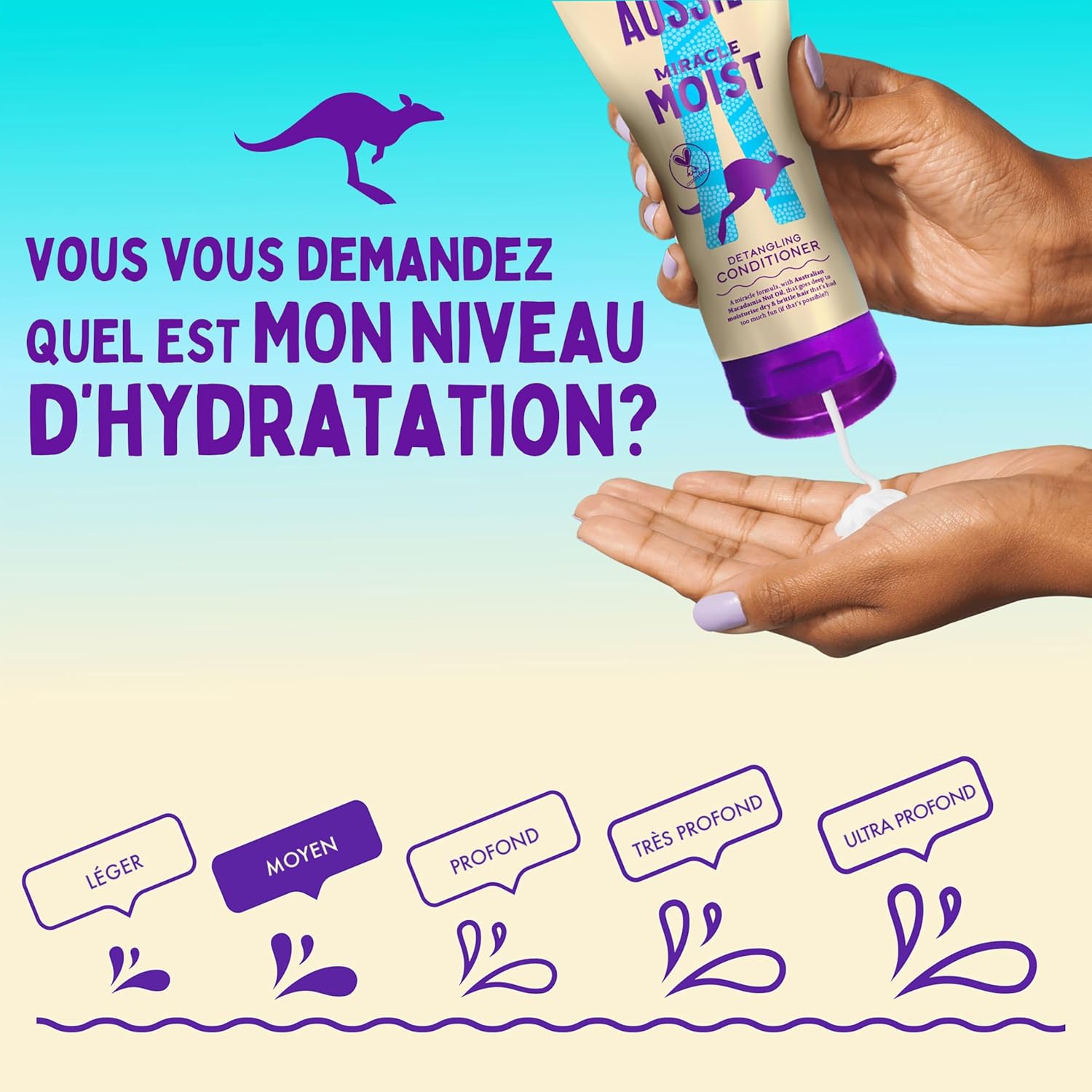 Thumbnail 4 de Aussie Miracle Moist Après-shampooing démêlant 1000ml 💇♀
