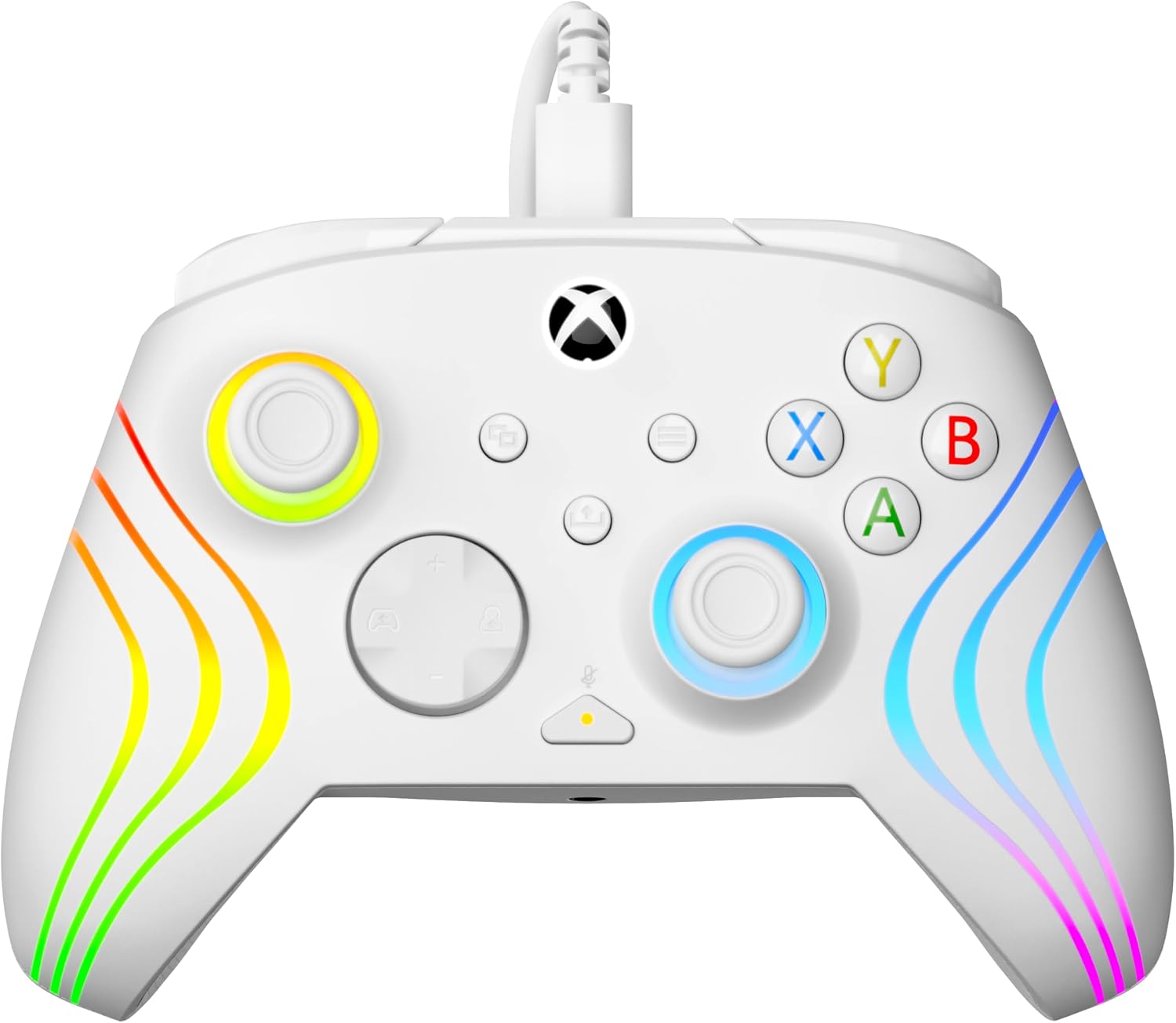 Detalle 2 de Turtle Beach Afterglow Wave Controller Blanc, maquette de jeu RGB pour Xbox Series XS, Xbox One et Windows ⚙