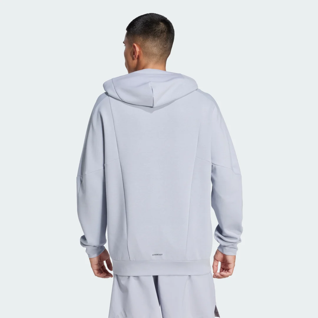 Thumbnail 1 de Sudadera con capucha de training Adidas gris