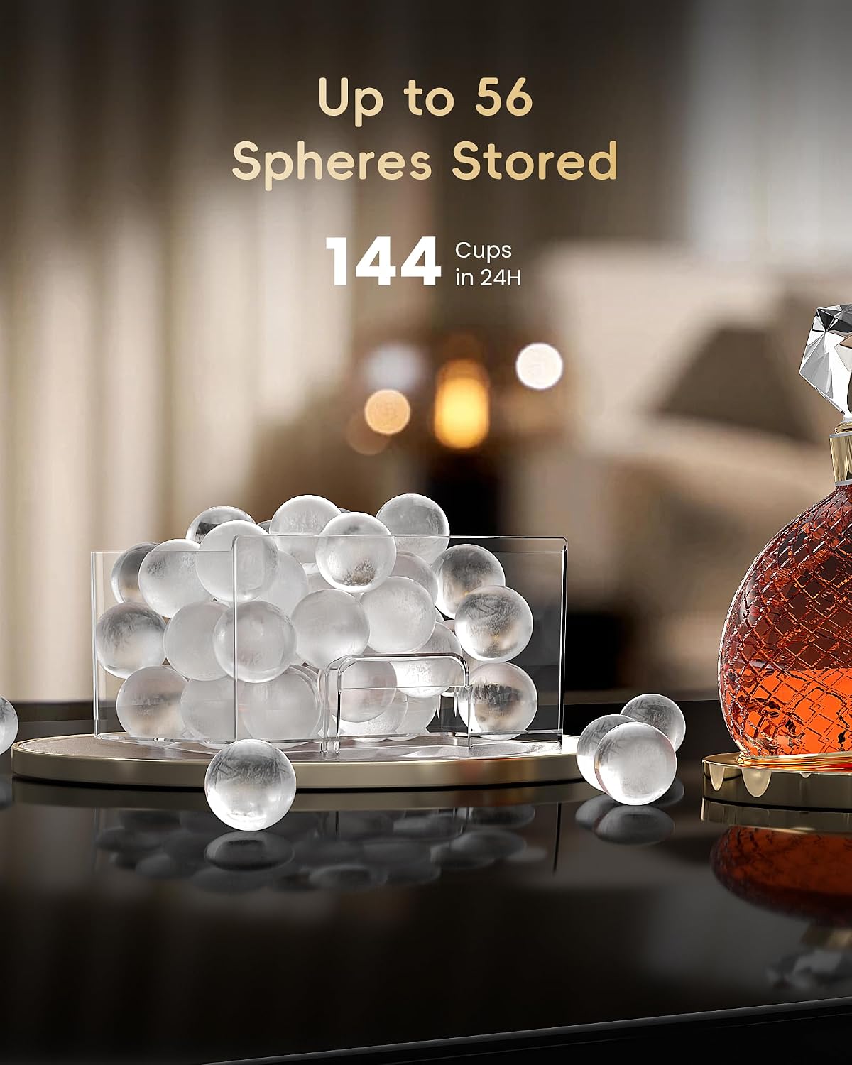 Thumbnail 6 de ecozy Vaultico Max IM-BM401A 2-Inch Clear Sphere Ice Maker, Self-Cleaning