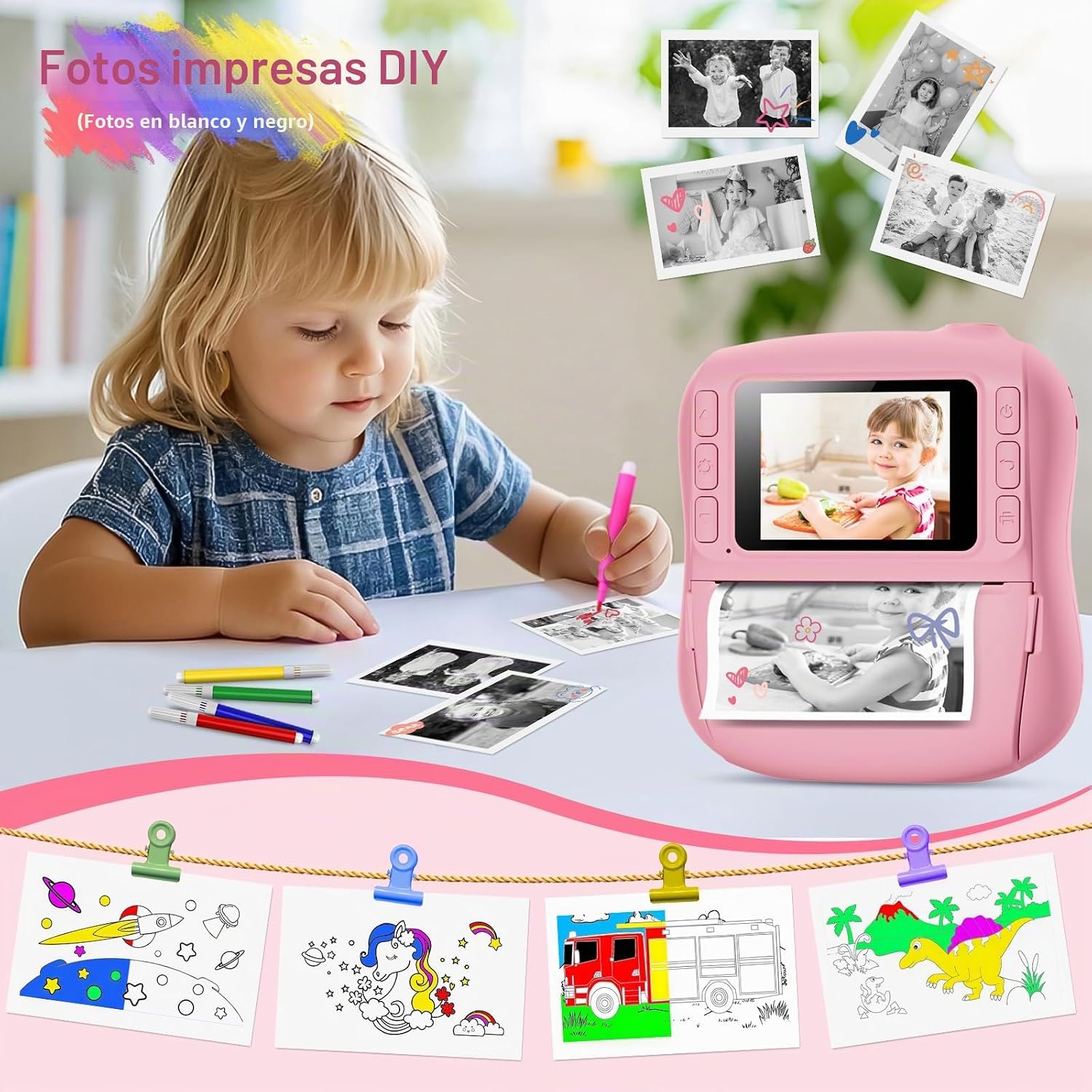 Thumbnail 3 de Hangrui Camara Fotos Infantil 32GB