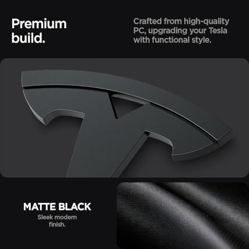 Detalle de Spigen Tesla Model 3 Highland 2024 emblema anteriore adesivo auto