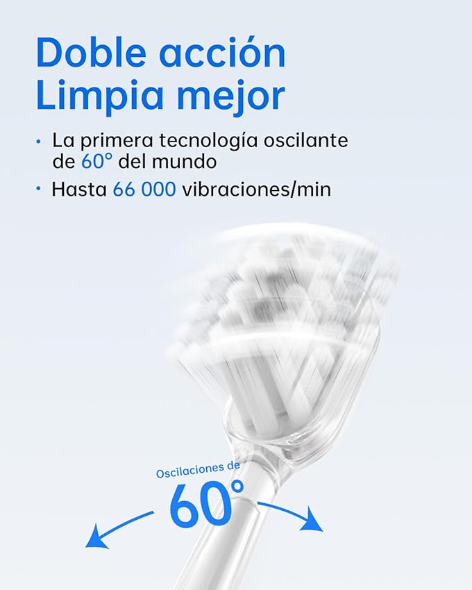 Thumbnail 1 de Laifen Wave - Cepillo eléctrico con cabezales, IPX7 y recargable 🦷