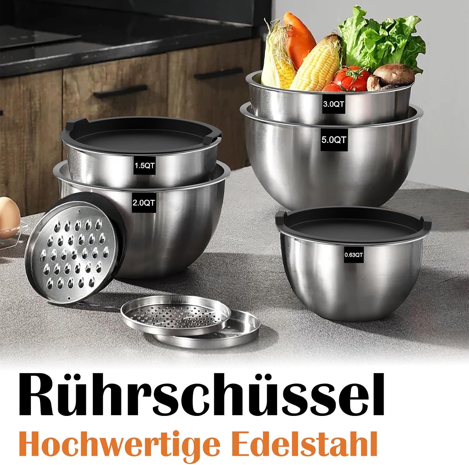 Thumbnail 6 de Terlulu Rührschüssel Set 5-teilig, 4,7 l