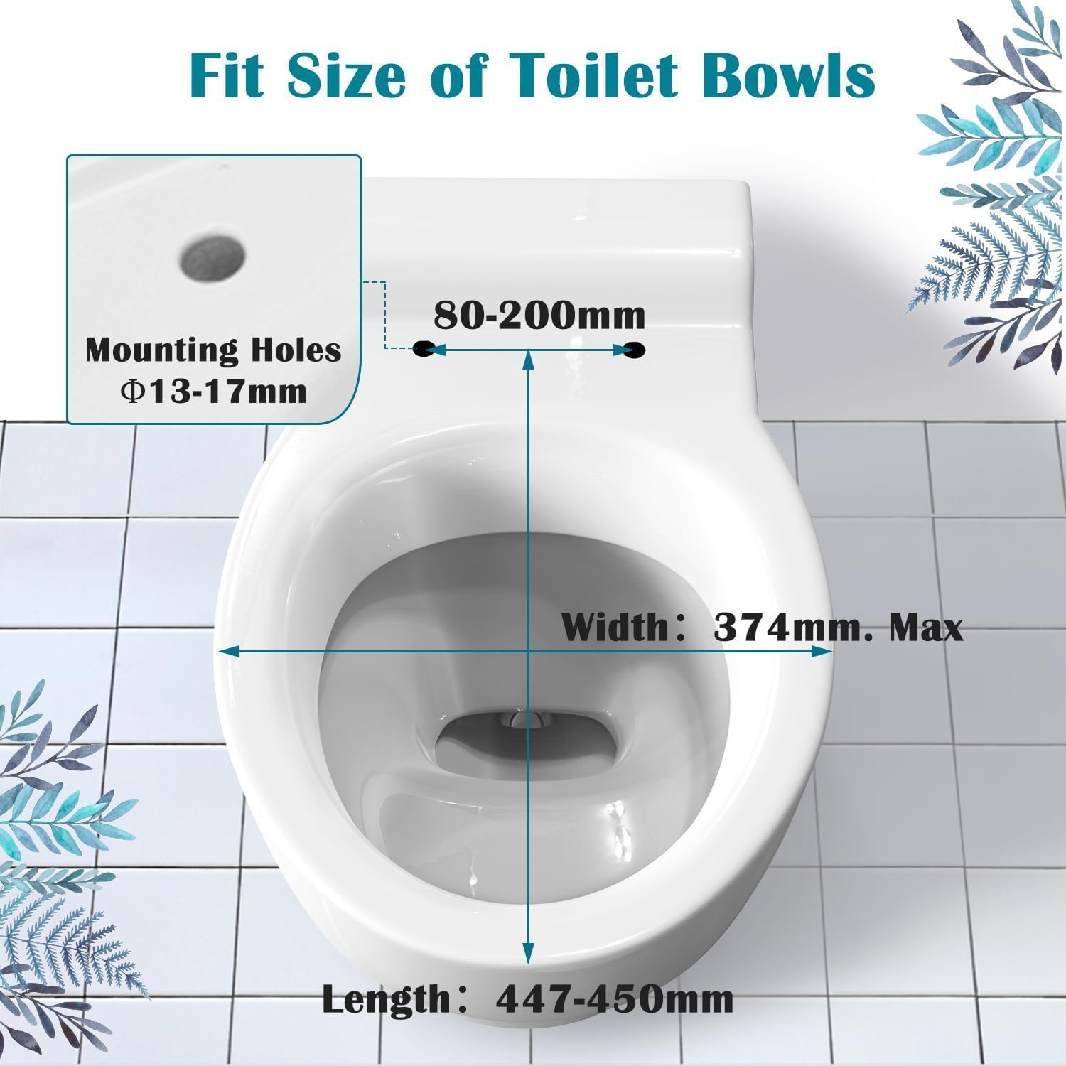 Thumbnail 1 de STOREMIC Toilet Seat Soft Close with Quick Release