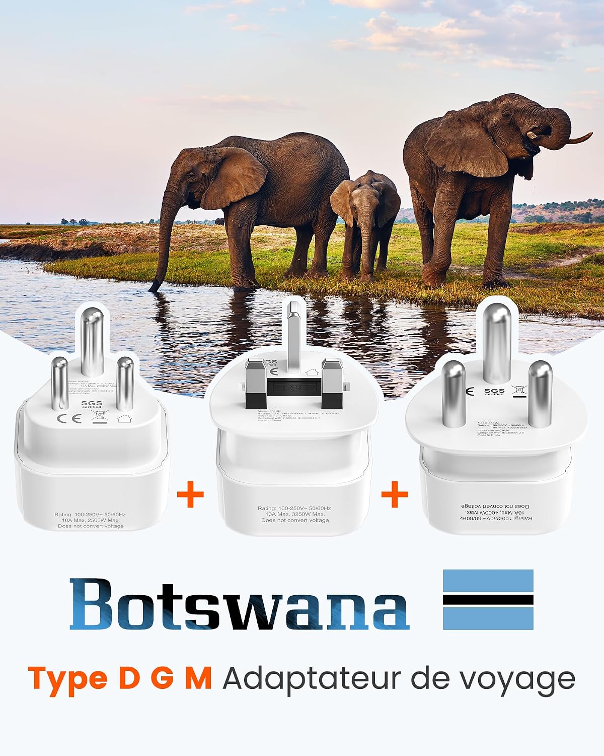 Thumbnail 5 de LENCENT Adaptateur de voyage 4000 W 🔌
