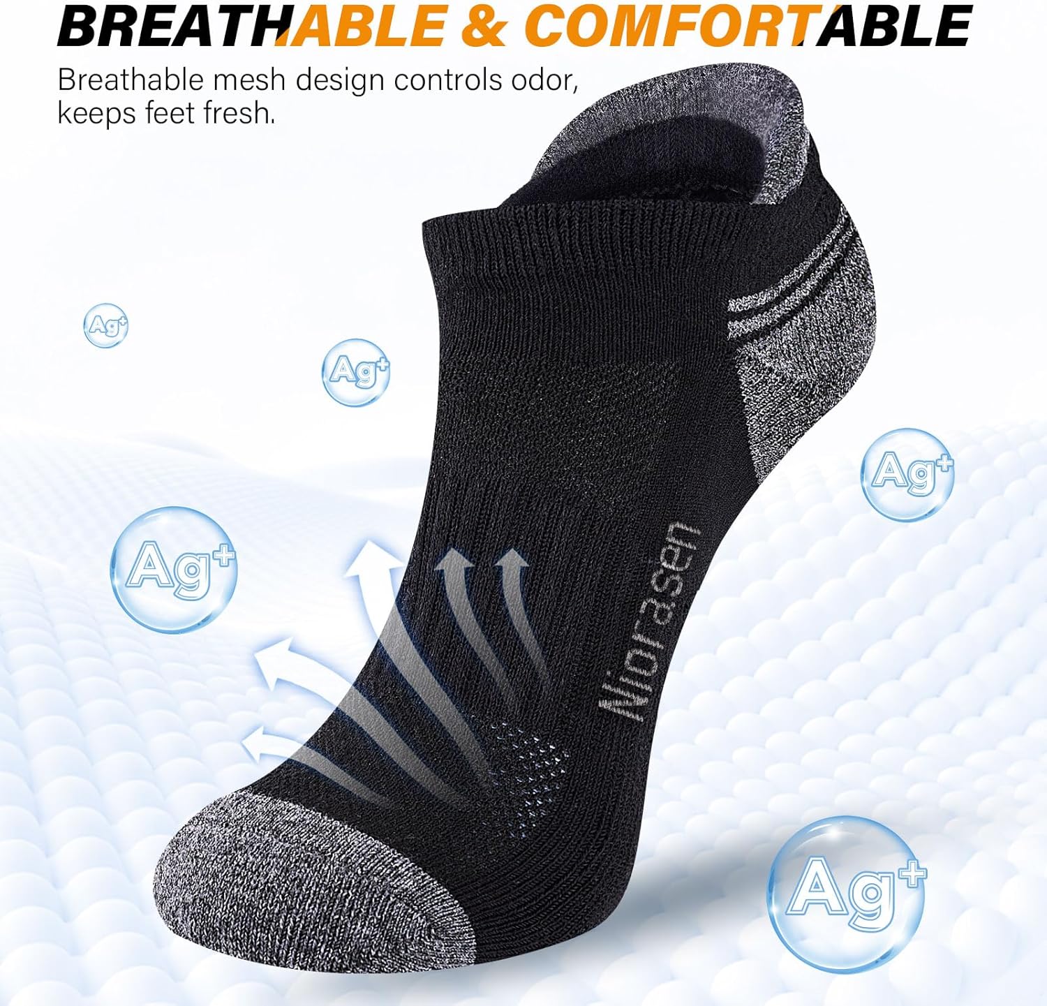 Thumbnail 3 de Niorasen 10 Pairs Cushioned Trainer Socks 10-pack