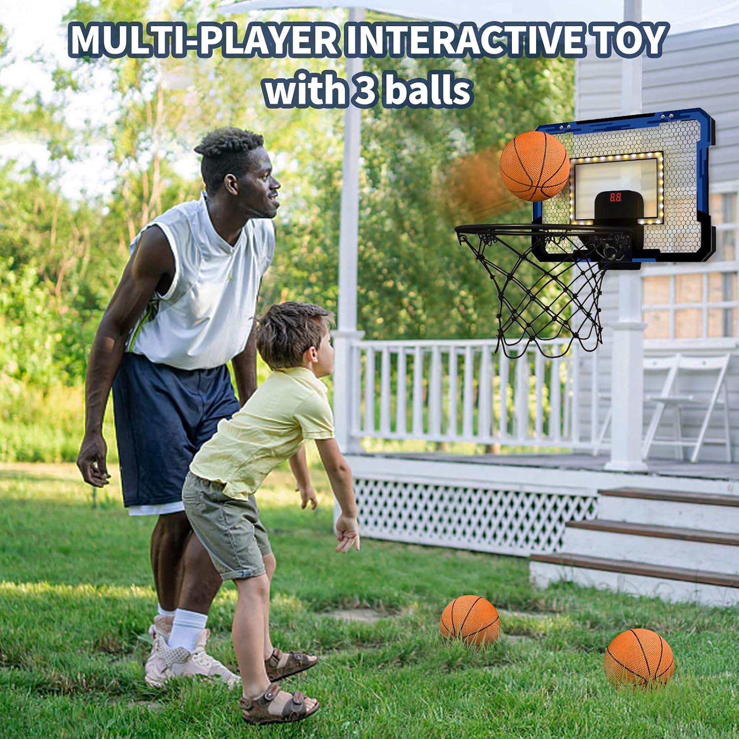 Thumbnail 6 de QDRAGON Mini Basketball Hoop with Steel Rim