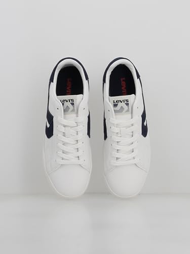 Thumbnail 3 de Levi's Swift Sneakers Hombre Blancas, Talla 42 EU 👟