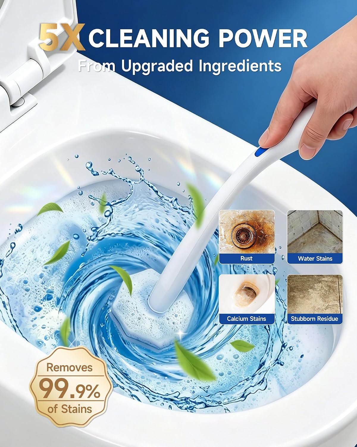 Thumbnail 1 de 80 Count Toilet Wand Refills for Clorox: 5X Cleaning Power & No-Fall-Apart Design