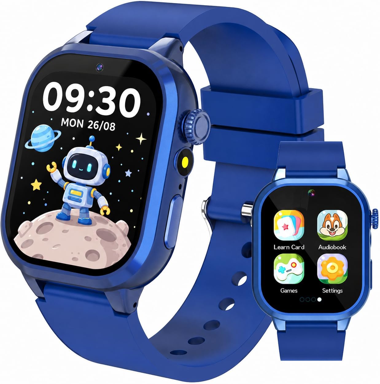 Detalle 2 de ELEJAFE Kids Smart Watch: 32 Games, 3 Sports, Habit Tracking & Learning Cards (Pink)