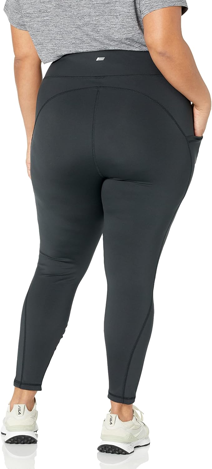 Detalle de Amazon Essentials Women's High Waisted Active Sculpt Workout Full Length Leggings with Pockets (Plus Size)