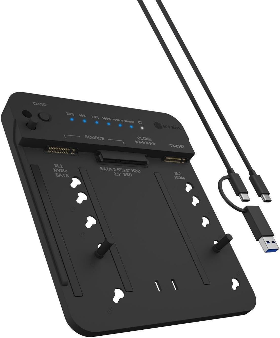 Detalle de ICY BOX IB-2913MCL-C31 Docking Station