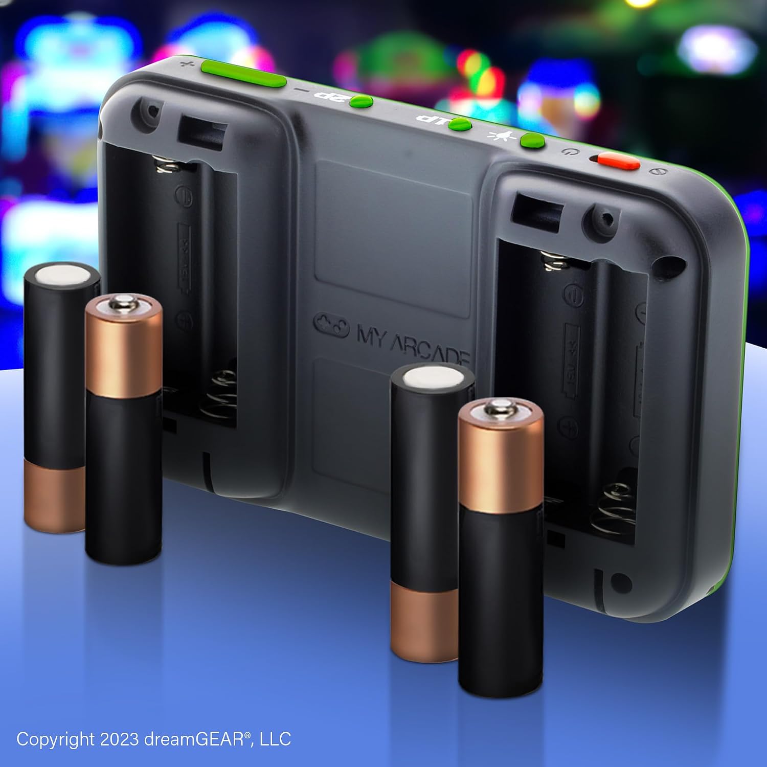 Detalle 2 de MY ARCADE Pocket Player Galaga – przenośna konsola retro z etui i osłoną ekranu