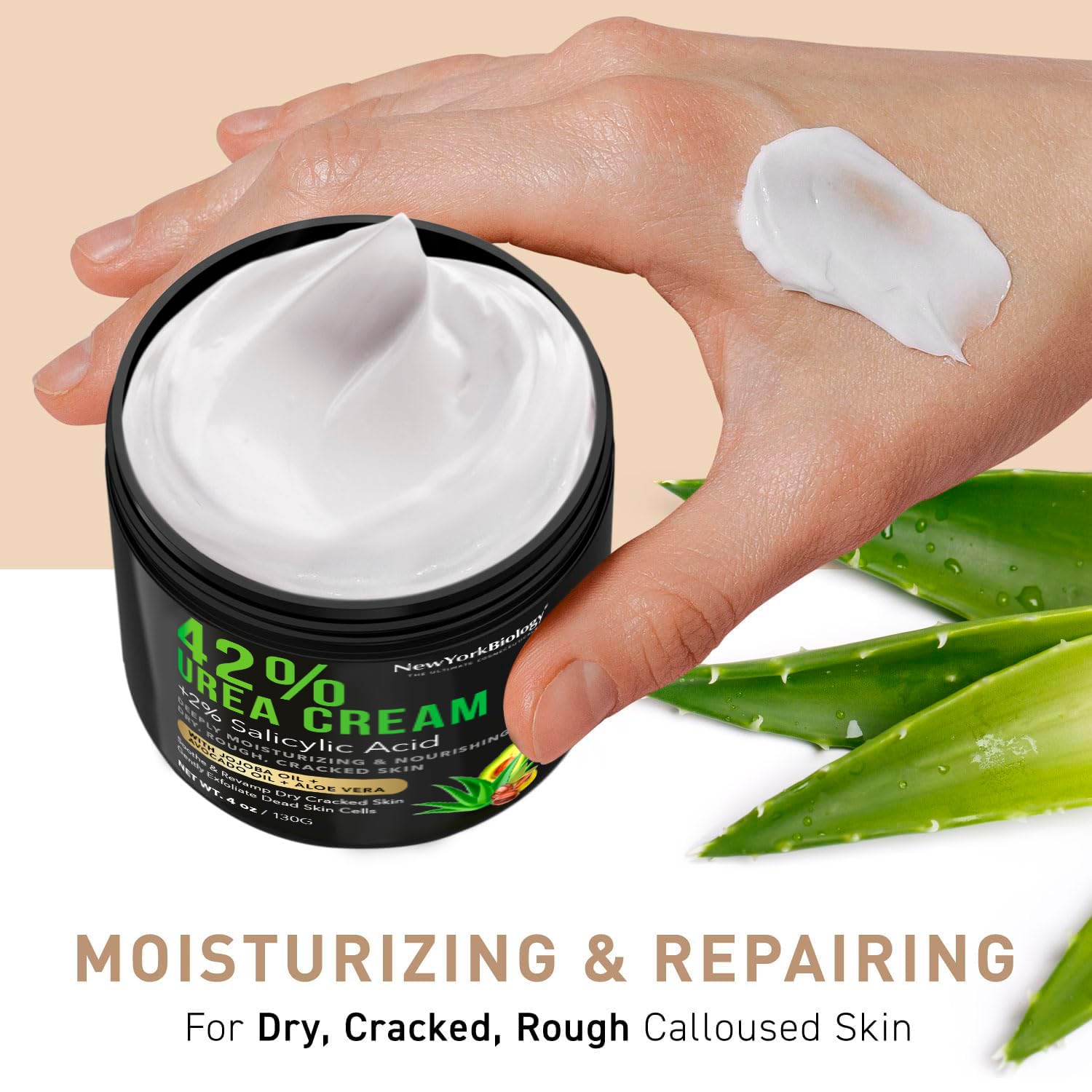 Thumbnail 3 de New York Biology 42% Urea Cream with 2% Salicylic Acid for Dry, Cracked Heels (4 oz)