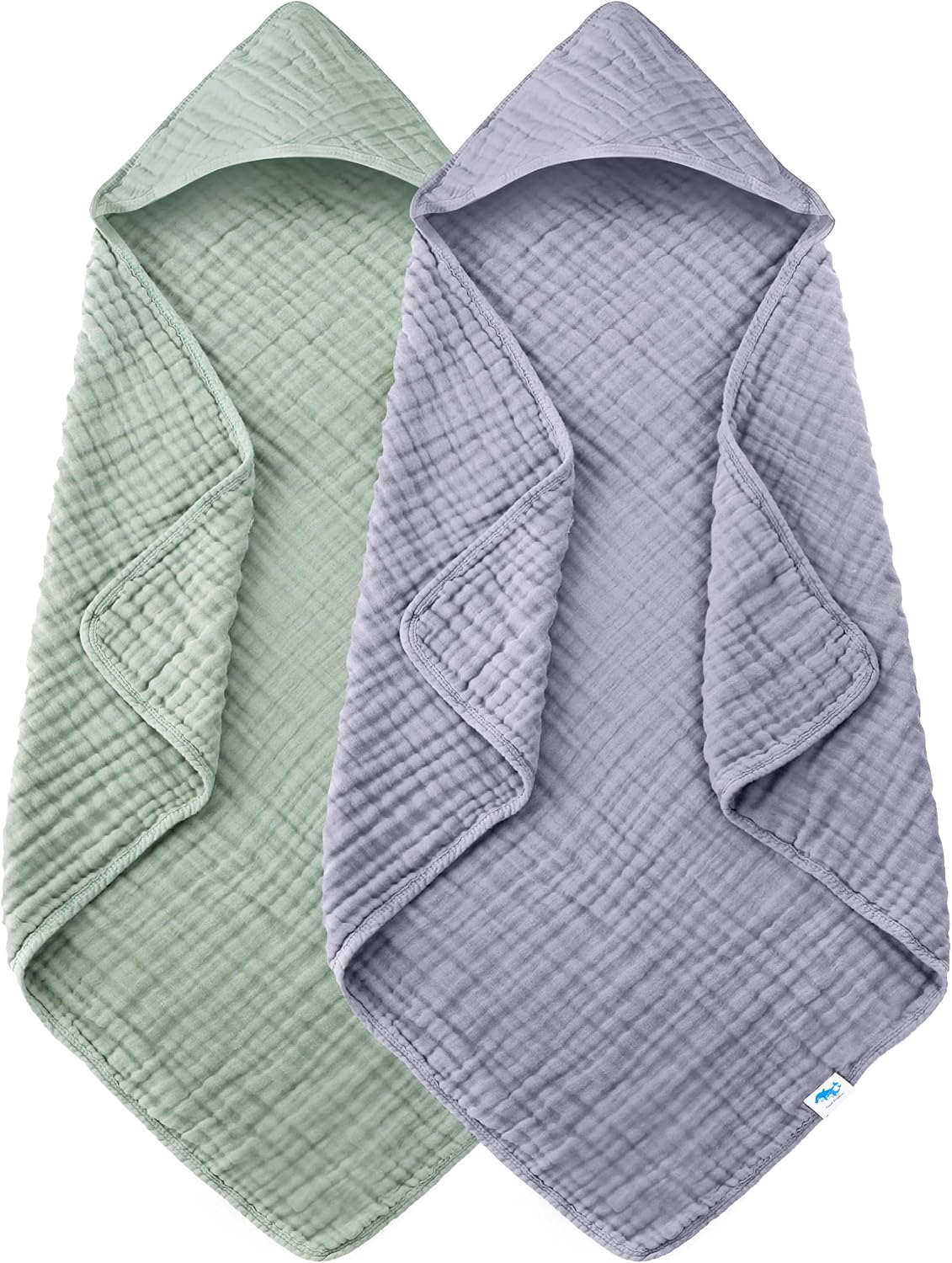Detalle de SWEET DOLPHIN Hooded Baby Towels, 100% Cotton