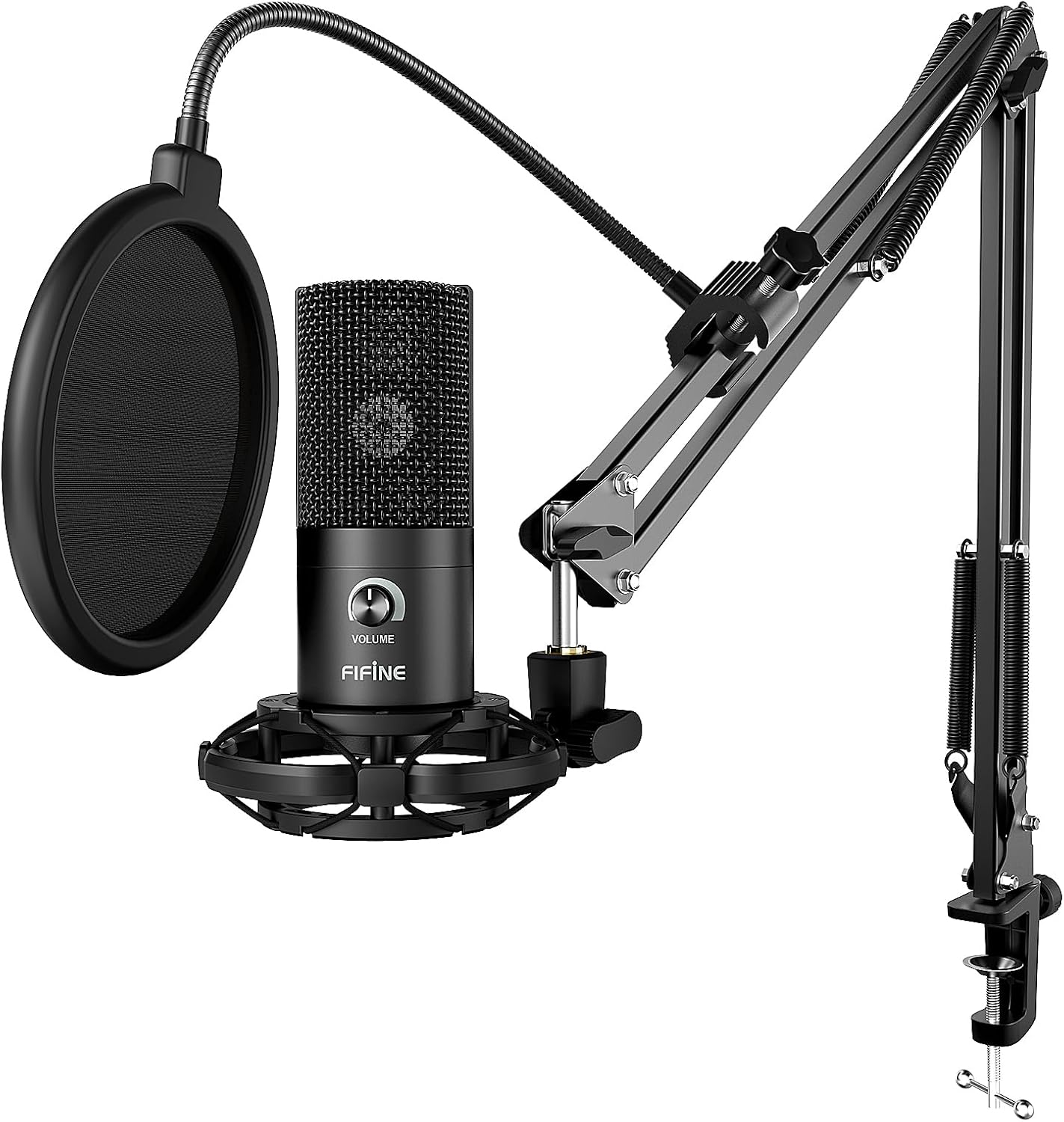 Detalle de FIFINE USB Mikrofon PC Gaming – Studioqualität für Streaming, Podcast und Games