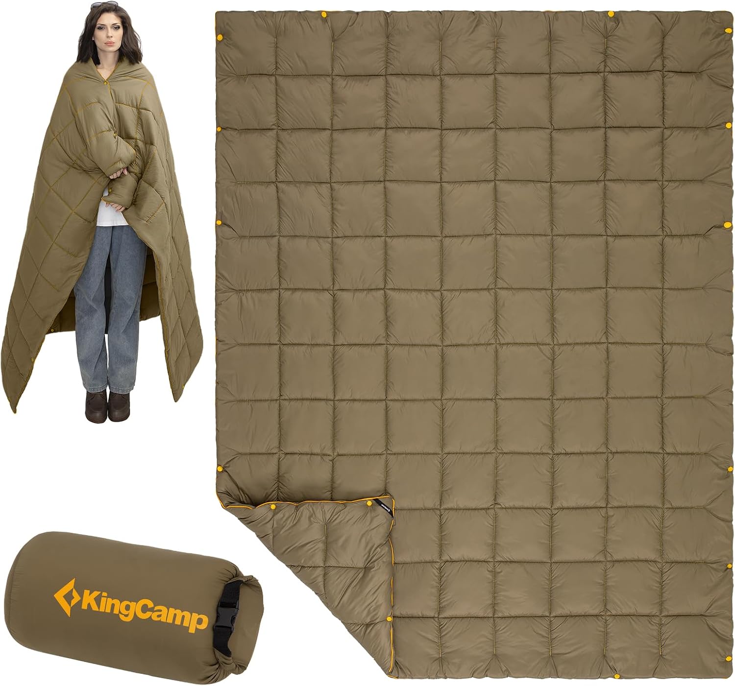 Imagen de KingCamp Coperta da campeggio termica ultraleggera: calda, versatile e pronta all'uso en OfertitasTOP