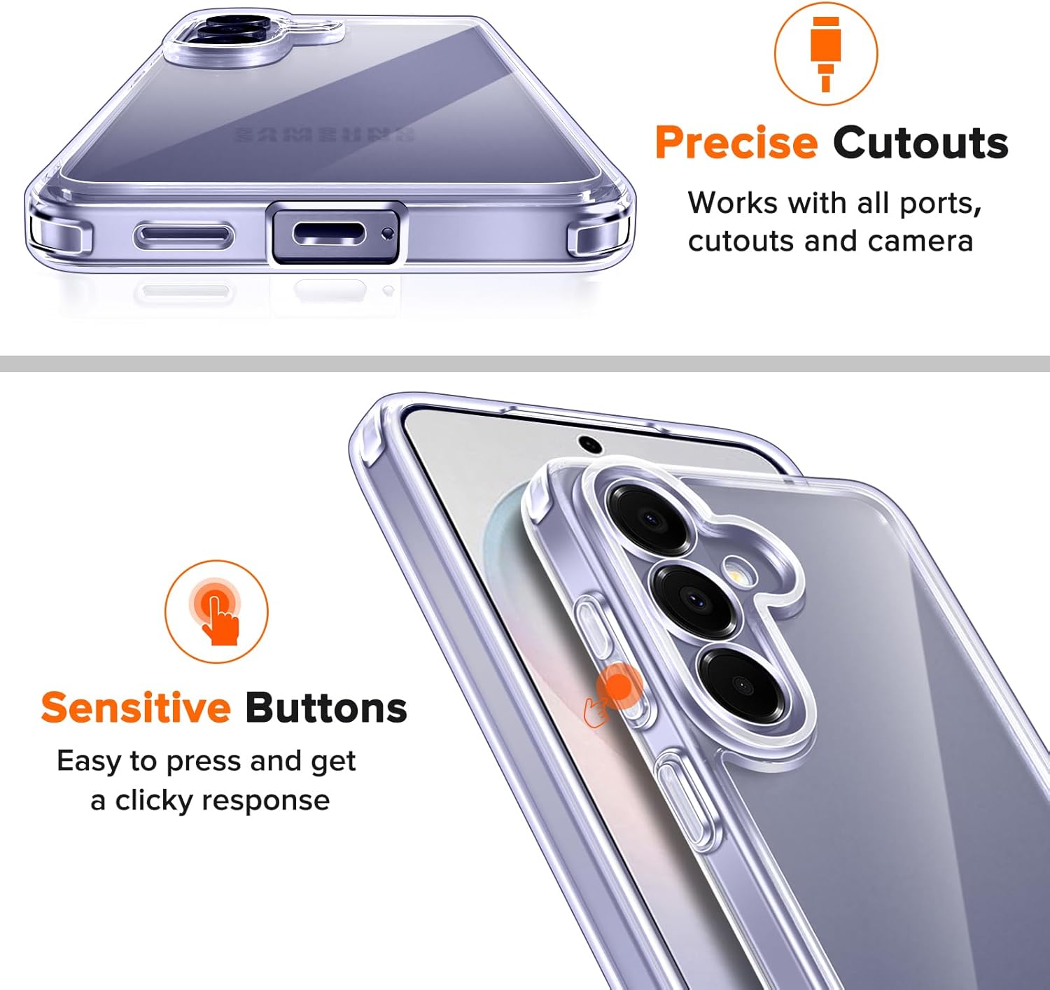 Thumbnail 6 de iVoler Anti Ingiallimento Chiaro Cover per Samsung Galaxy S26+ 5G / S26 Plus 5G