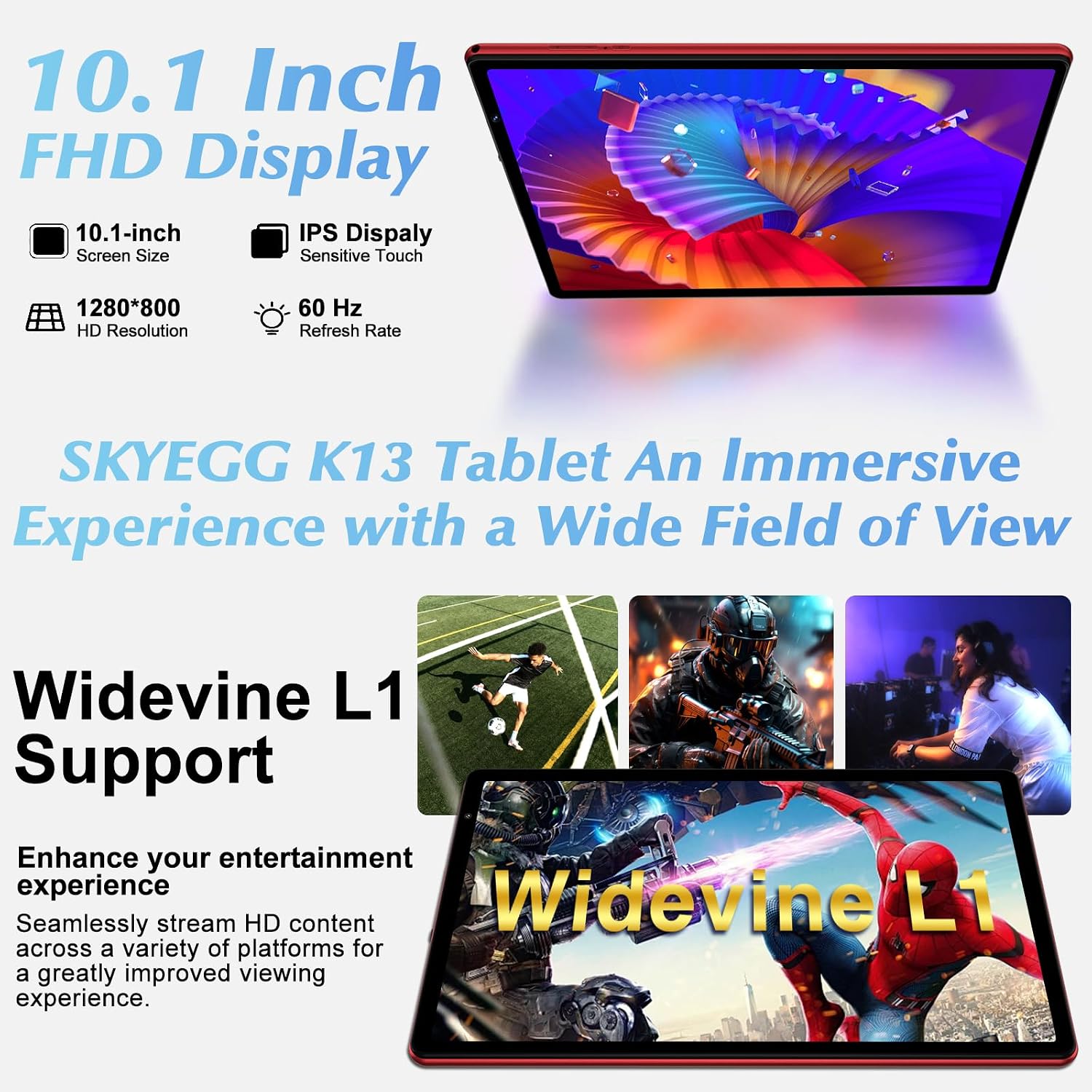 Detalle 1 de SKYEGG Tablet 10 Pulgadas Android 15 20 GB RAM