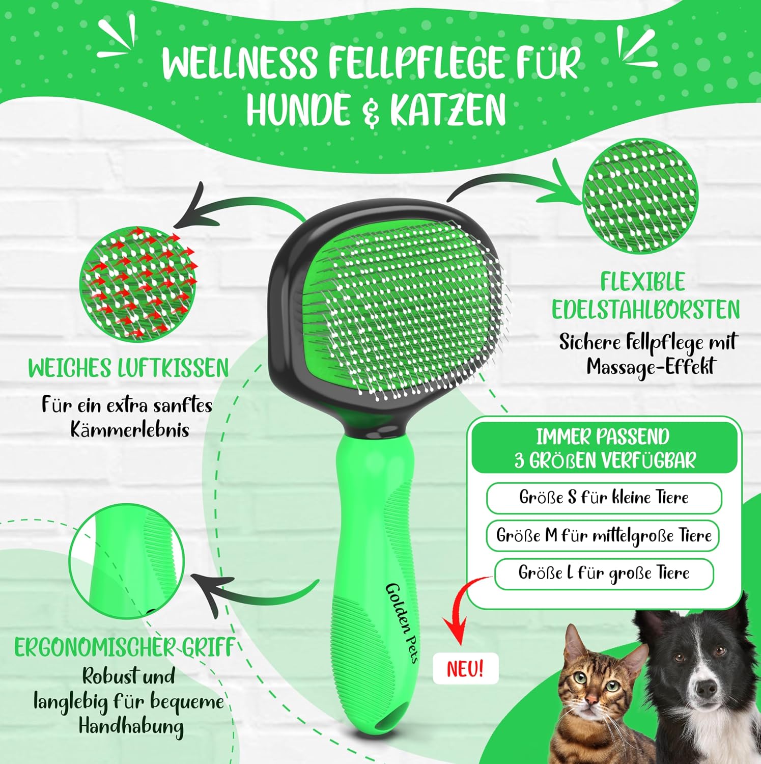 Detalle de Softbürste verbesserte Version 🐾