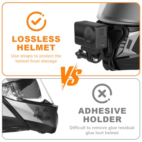 Detalle 2 de Adiwo Fascia da Testa per Action Cam – Supporto imbracatura stabile e versatile