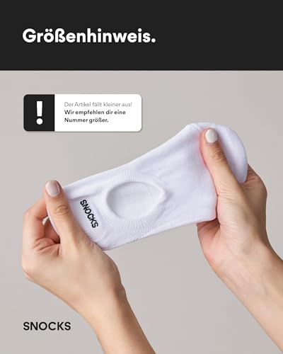Detalle de Snocks Füßlinge Damen & Herren aus Bio-Baumwolle, 6 Paar – unsichtbar im Schuh