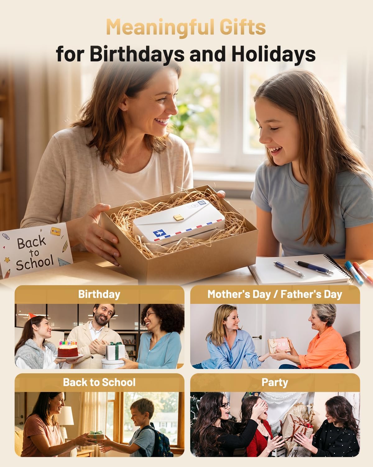 Thumbnail 6 de Phomemo M04AS mini stampante termica portatile Bluetooth da 110 mm (300 dpi)