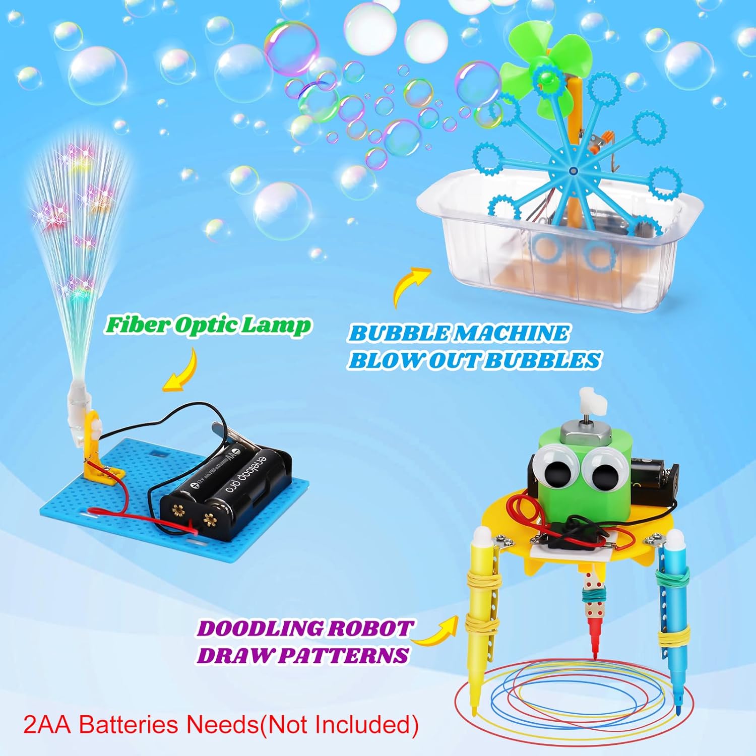 Thumbnail 2 de Wissenschaft Experimentierkit 6 in 1 Roboter Kit