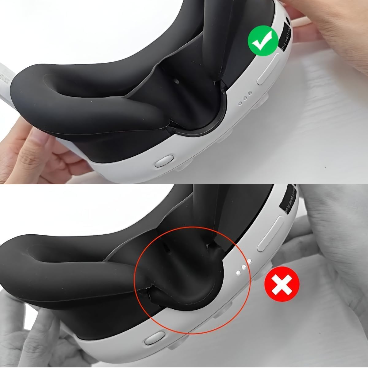 Detalle 2 de AMZDM Face Pad Cover for Meta Quest 3 VR Silicone Cover