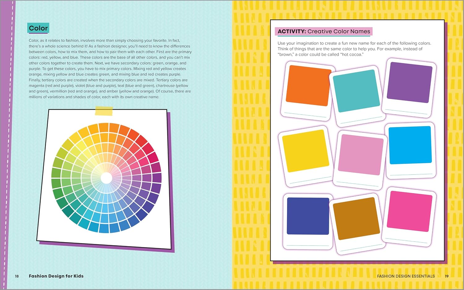 Detalle 2 de Fashion Design for Kids: Skill-Building Activities for Future Fashion Designers Paperback
