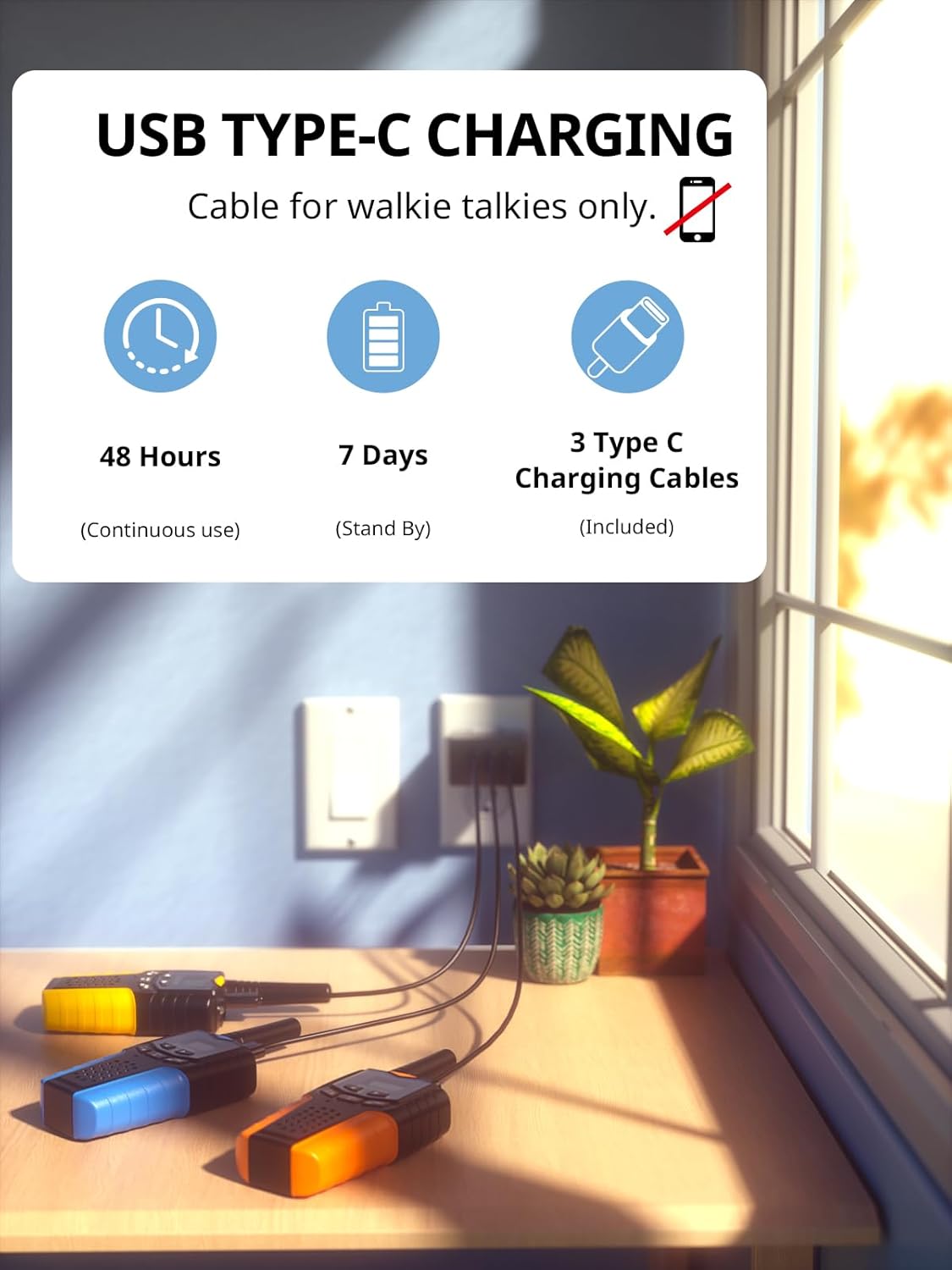 Thumbnail 1 de Inspireyes Walkie-Talkie Bambini 3 km