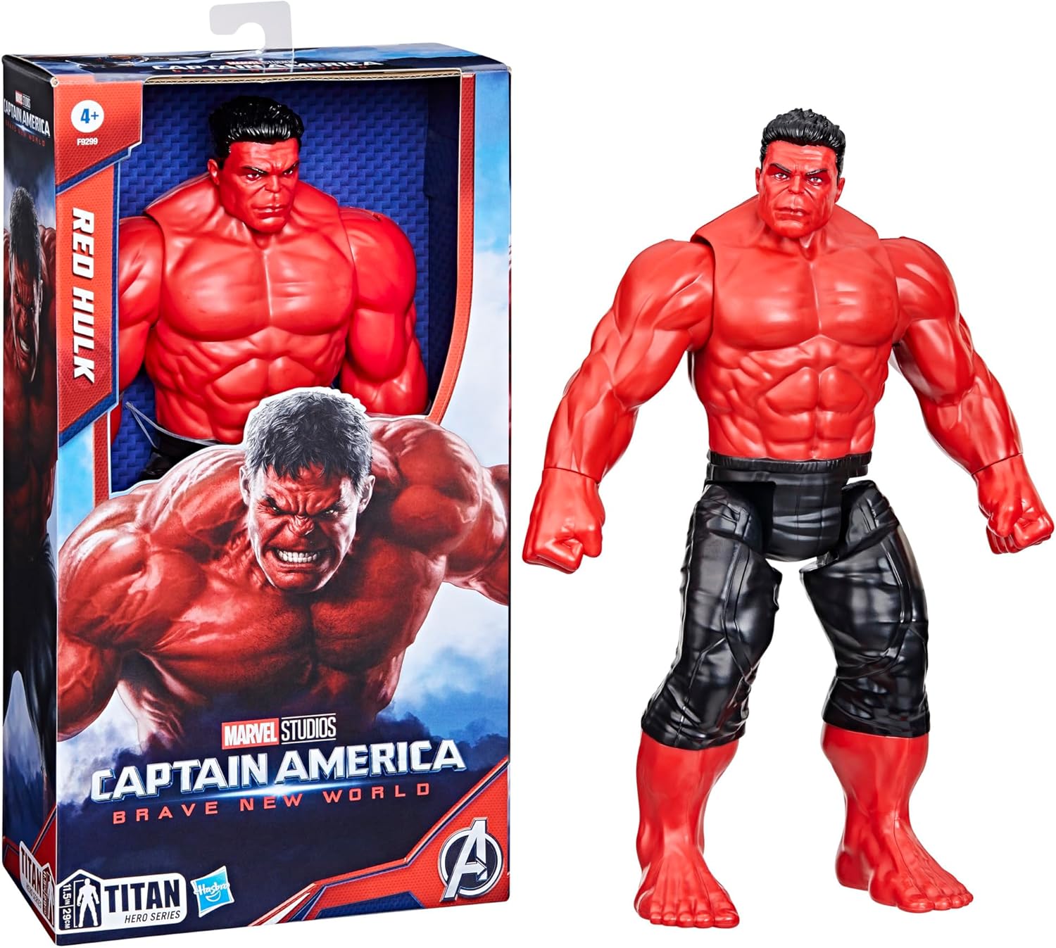 Thumbnail 3 de Titan Hero Series Hulk Rojo, figura de acción premium