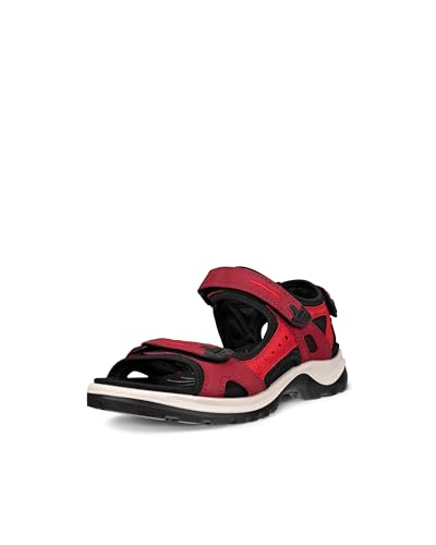 Detalle de ECCO Damen OFFROAD YUCATAN Brick/Rot 40 – Allround-Sandal mit RECEPTOR-Technologie