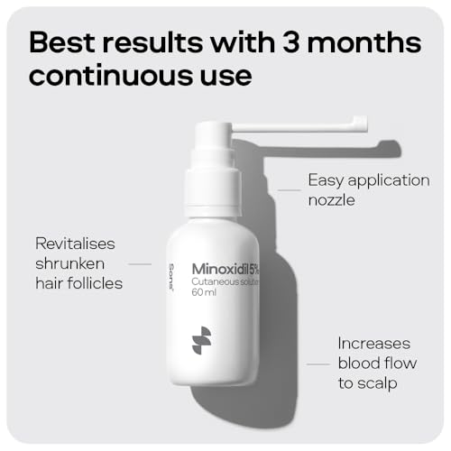 Detalle de Sons Minoxidil 5% Spray, 3 x 60ml Hair Regrowth Treatment for Men