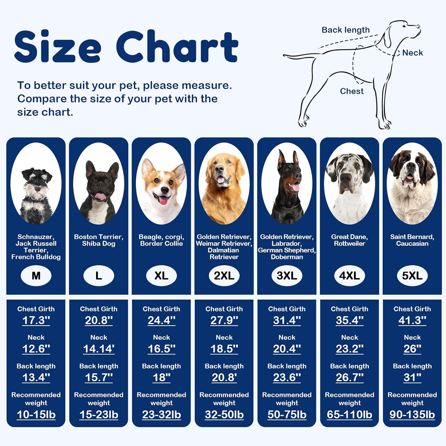 Thumbnail 2 de OUOBOB Large Breed Dog Jumpers XXXL