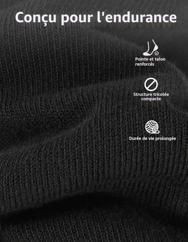 Thumbnail 4 de CLOSEMATE 6 Paires Chaussettes Invisibles Homme/Femme — Tailles 35-38 | 39-42 | 43-46