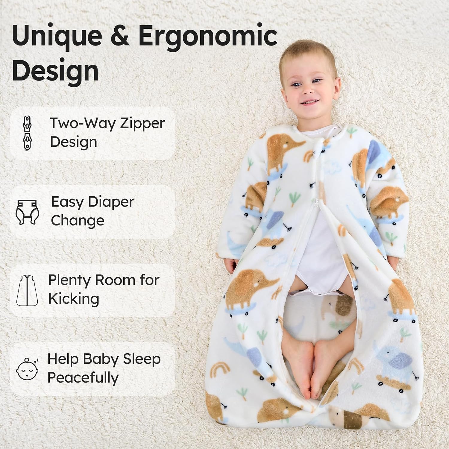Detalle de Unnivoll Baby Sleep Sack, 18–24 Months