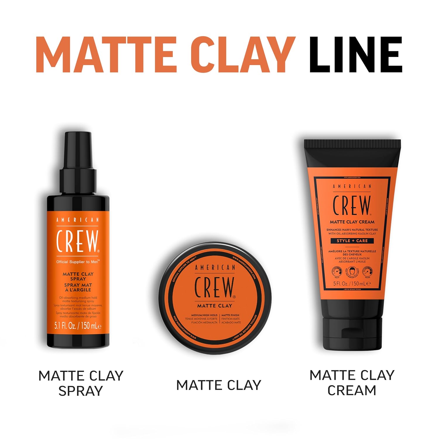 Thumbnail 1 de AMERICAN CREW Matte Clay Cream 150 ml