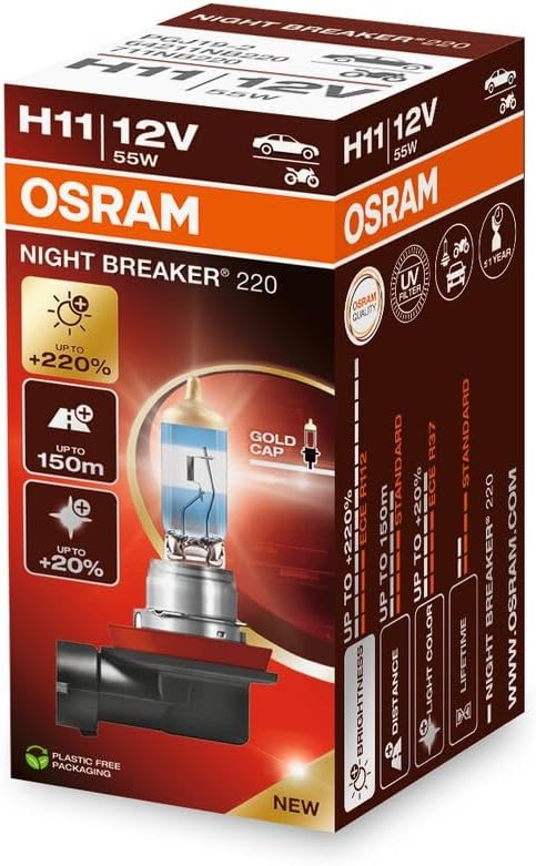 Thumbnail 6 de Osram NIGHT BREAKER 220 H7 – Mehr Licht für sichere Sicht im Straßenverkehr