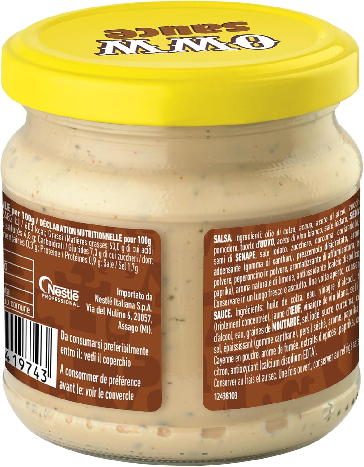 Thumbnail 2 de Old Wild West Salsa: trio da 3 vasetti da 185 g ciascuno (555 g) – gusto cremoso, medium-dolce e leggermente affumicato