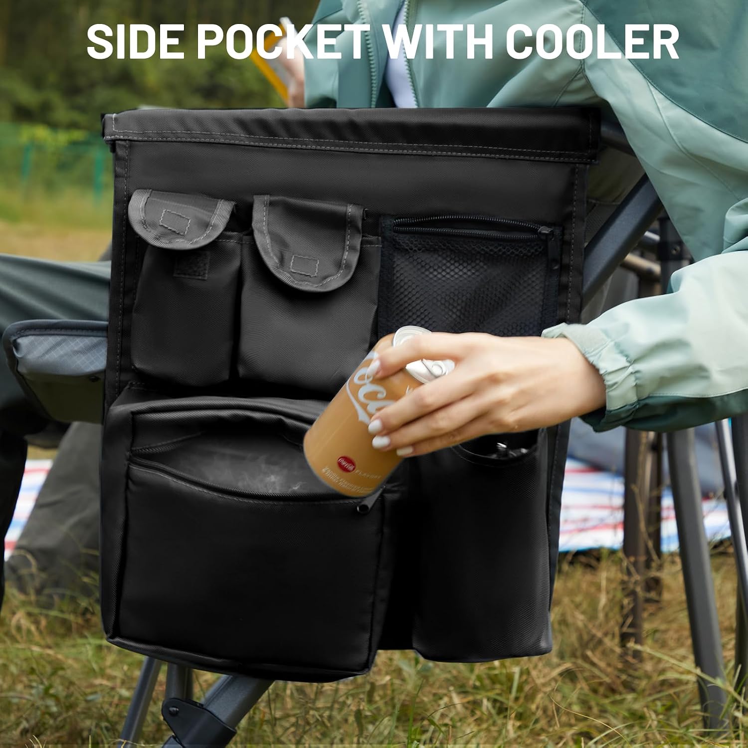 Detalle 2 de Timber Ridge Folding Camping Chair, 500 lb Capacity