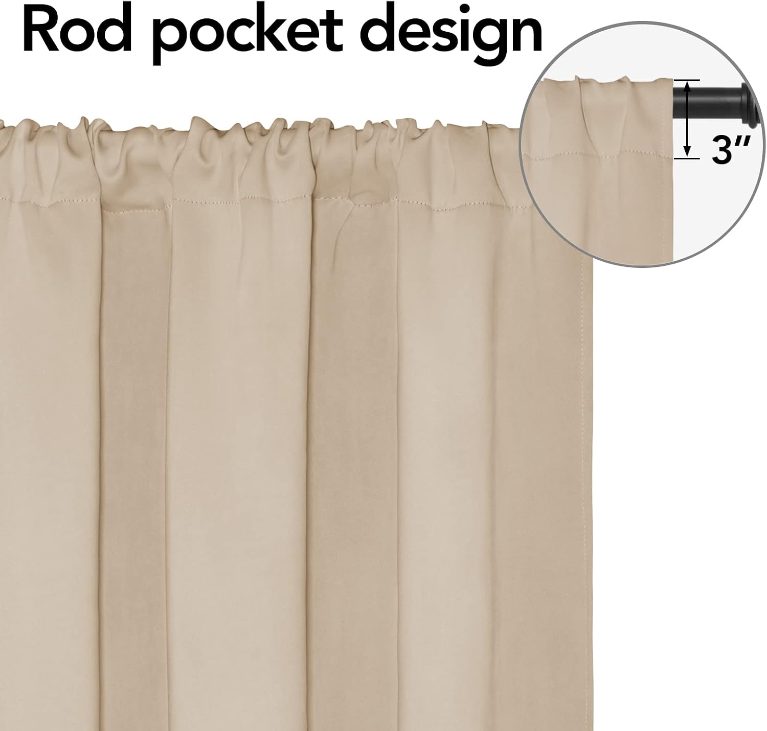 Detalle de Blackout Curtains 42 x 36 in
