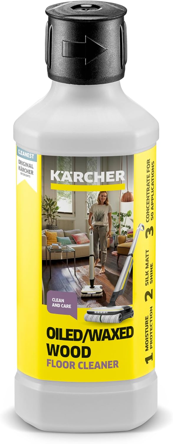 Detalle de Kärcher RM 535 vloerreinigingsmiddel voor geolied en gewaxt parket, 0,5 l