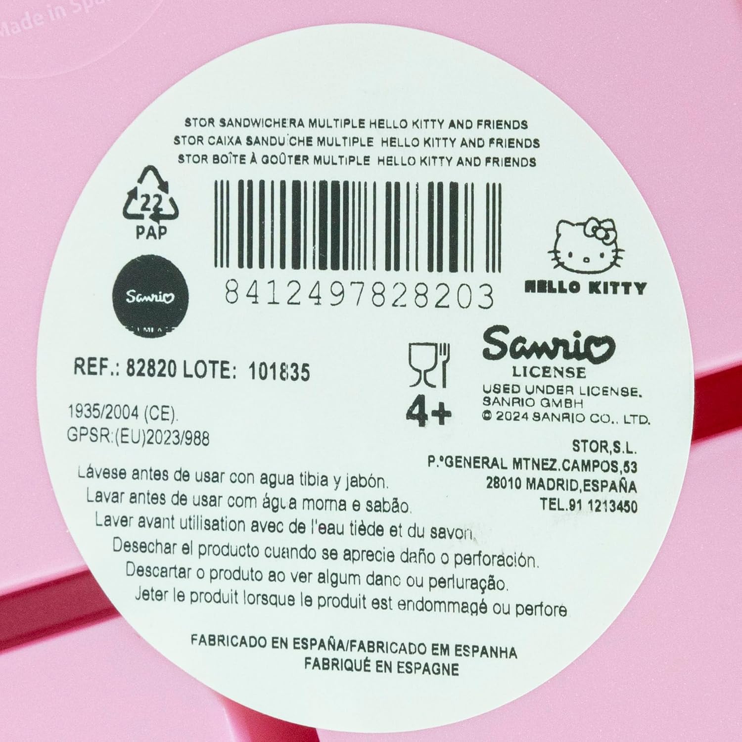 Detalle de Stor Hello Kitty and Friends - Contenitore per il pranzo con 3 scomparti