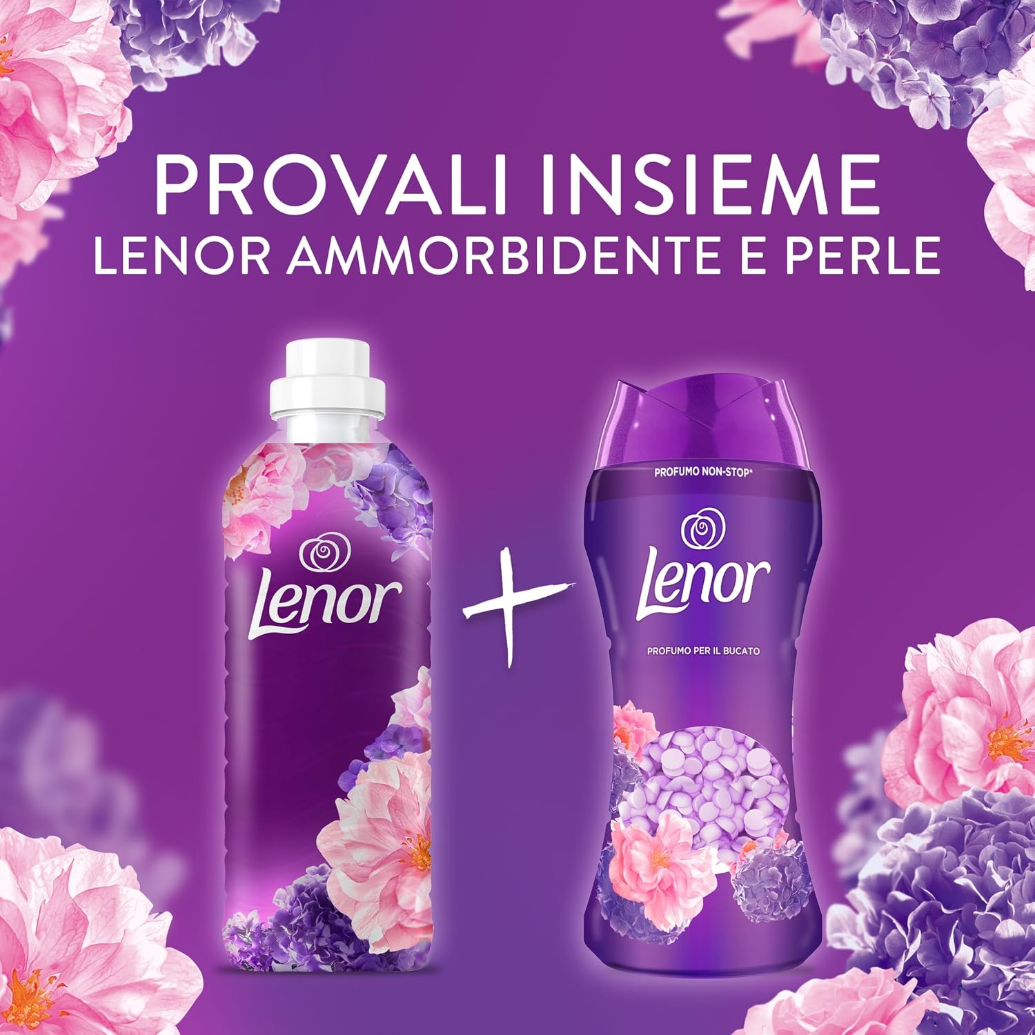 Thumbnail 5 de Lenor Profumatore Bucato Perle Lavatrice Ametista Rosa 6x195g