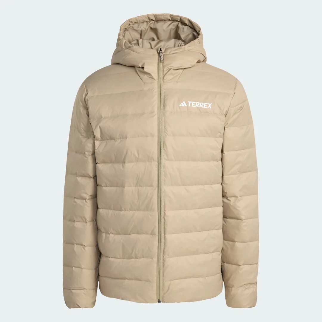 Thumbnail 3 de Adidas Terrex Multi Essentials CLIMAWARM Light Down Hooded Jacket – Verde