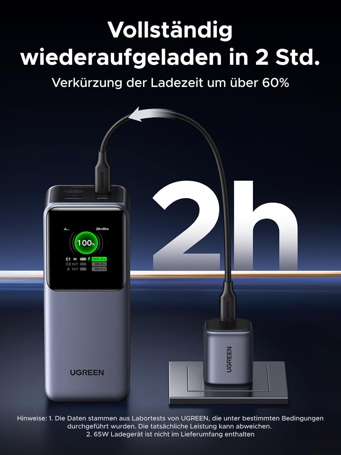 Thumbnail 4 de UGREEN Nexode 20000mAh Powerbank 130W Schnellladung