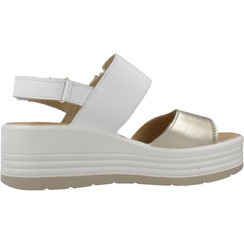 Thumbnail 3 de IGI&Co 1164522 Sandali Donna Zeppa con Plantare in Pelle Bianco – Comfort e stile